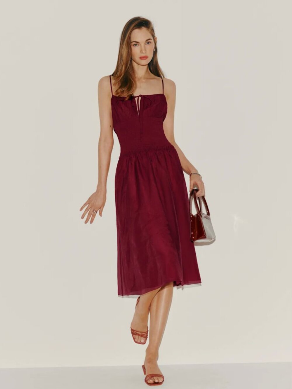 Reformation Laly Dress | Color Red | Size 2